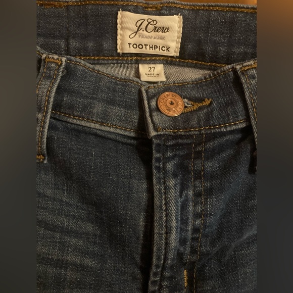 J Crew Toothpick Ripped Jeans - Picture 3 of 3